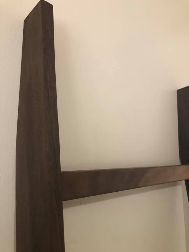 Walnut Quilt Ladder